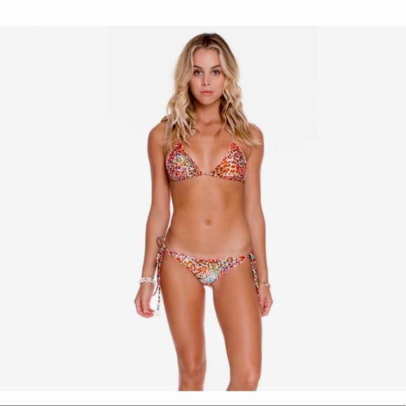 Luli Fama Untamable Crystal Wavy Bikini Top. - Picture 3 of 8